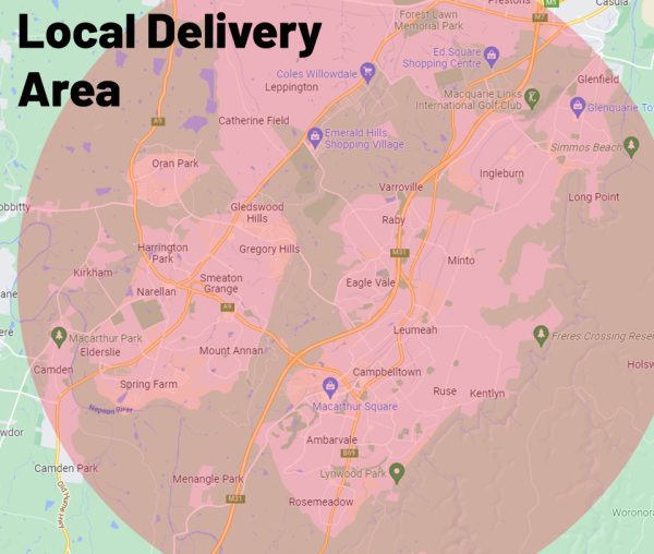 local deliver area